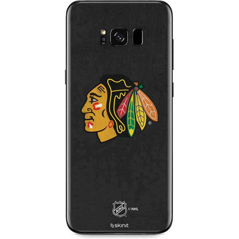 NHL Chicago Blackhawks Distressed Galaxy S8 Plus Skin